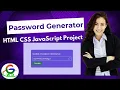 HTML CSS JavaScript Project Rendom Password Generator Guri Web Developer