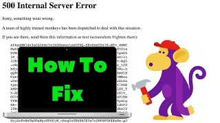 500 Internal Server Error How To Fix