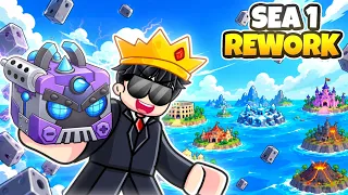I Tried The SEA 1 REWORK UPDATE of BLOX FRUITS!