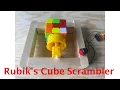 I Built A Cube Scrambler