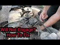 Deck Will Not Engage Craftsman LT1000