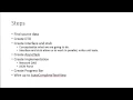 Populating AutoCompleteTextView Overview