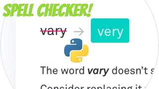 spelling checker using python spelling correction with python Grammarly python python tricks