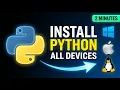 How to Install Python on Windows macOS Linux 2026 Beginner Guide