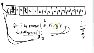 Python for loop with range function and 3 parameters example