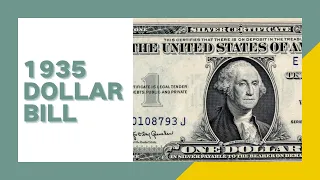 1935 Dollar Bill Value How Much Is It Worth Today - CoinKnow