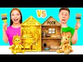 Lagu Poor vs Rich Doll House | Doll Room Makeover