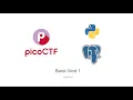 Solucion al ejercicio de picoCTF Basic Mod 1 Python y Postgresql