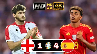 مباراة اسبانيا وجورجيا 4 1 يورو 2024 تعليق عربي خليل البلوشي جوده عاليه 