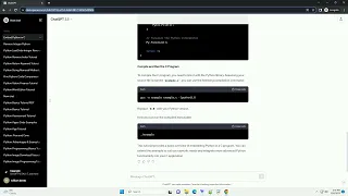 run python in c