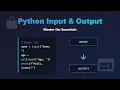 Python Input and Output for Beginners Learn print input and File
