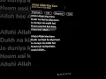 Lagu Allahi Allah Kiya Karo Lyrics Music  #lyrics #music #singer #karaoke #artist #fyp #viral