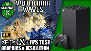 wuthering waves xbox series x gameplay fps test
