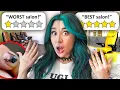 Going to THE WORST BEST Rated NAIL SALONS IN MY CITY one hand each