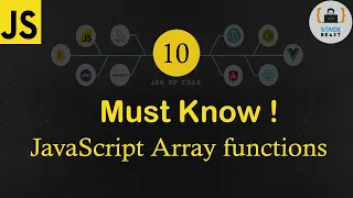 JavaScript array functions you must Know Learn Javascript