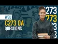 WGU C273 OA - Must-Know Q A for Exam Success