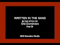 Old Dominion - Written In The Sand (Karaoke Version)