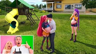 мой дрон снял БЕРЕМЕННЫХ K-POP DEMON HUNTERS в Реальной Жизни!