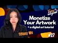 Turn Your Digital Art Sketches Into Prints and Clothes EP27 CUNY Beyond Wu