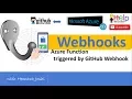 What is Webhook Demo of Github Webhook to Azure Function