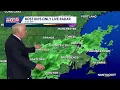 Mostly sunny stretch before weekend showers