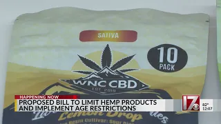 Bill proposed to limit hemp products in North Carolina