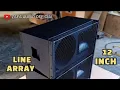 Lagu proses membuat box Line array 12 inch single
