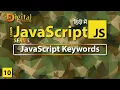 Keywords in JavaScript JavaScript Tutorial in Hindi