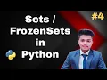 SETS FROZENSET IN PYTHON HINDI PYTHON TUTORIALS TECH NJ
