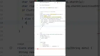 Java Palindrome Algorithm