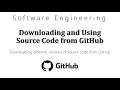 How to Download Source Code from GitHub Downloading a Java Project from GitHub in Eclipse