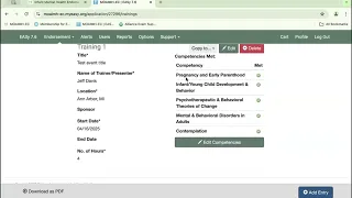 Endorsement Application Completion Tutorial