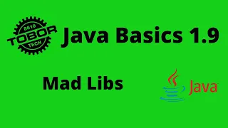 Mad Libs Project - Java Basics 1 9