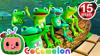 Five Little Speckled Frogs CoComelon Nursery Rhymes For Kids 