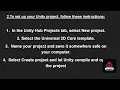 Create Your First Project in Unity Step-by-Step Beginner Tutorial