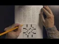 Crossword Puzzle Solving ASMR