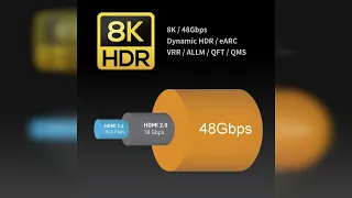 Review Zeskit Certified 2 1 8K MI Cable 48Gbps 4K120Hz Compatible with Soundbar eARC R10