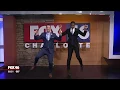 Dancing Weather Man dances with Mr Hot Spot