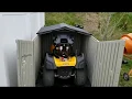 Rubbermaid Slide Top Shed - Will Riding Mower Fit