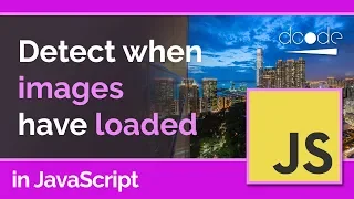 JavaScript Tutorial - load event Detect when images or the page has loaded
