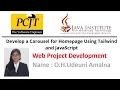 Develop a Carousel for Homepage Using Tailwind and JavaScript