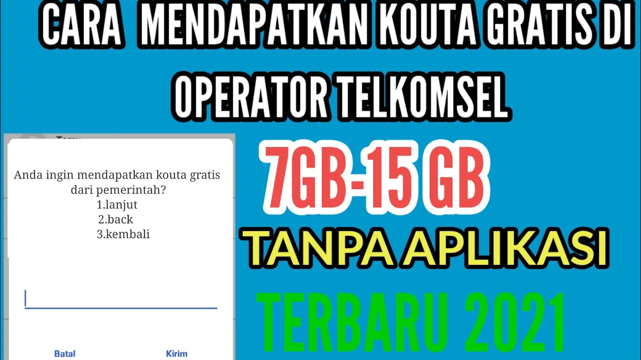 Sukses lagi !! Kode Dial cara dapat Pulsa gratis kuota gratis Telkomsel Terbaru 2022