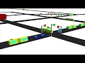 OpenGL C CITY TRAFFIC Simulation