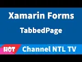 Xamarin Forms TabbedPage