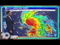 Tracking the Tropics Hurricane Tammy to slowly weaken over next several days