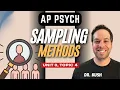 Sampling Methods I Random Sampling I AP Psychology I Unit 0 Topic 4