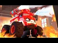 Monster Fire Truck Sudden Fires Monster Truck Vroom Vroom Zone Kids Songs BabyBus