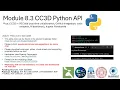 CompuCell3D WS 2026 8 3 Using CC3D in VSCode Pedro dal Castel August 5 2026