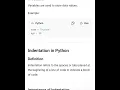 Python Syntax and Indentation Python Programming Basics Important Question