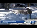 Lake-effect snow blankets Racine Kenosha counties